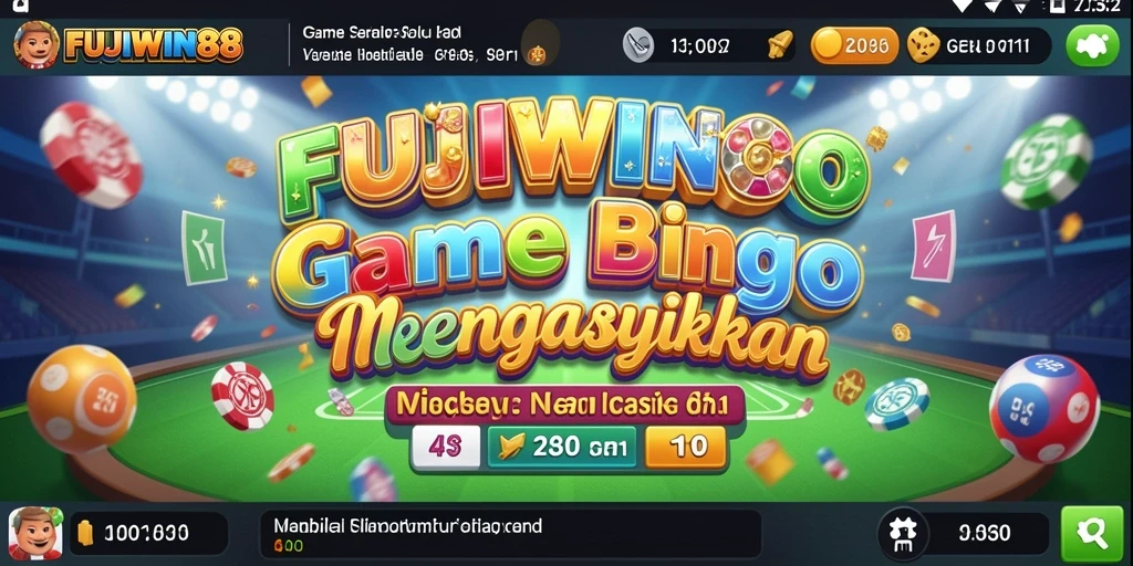 Tampilan permainan Bingo yang seru dan interaktif di FUJIWIN88.