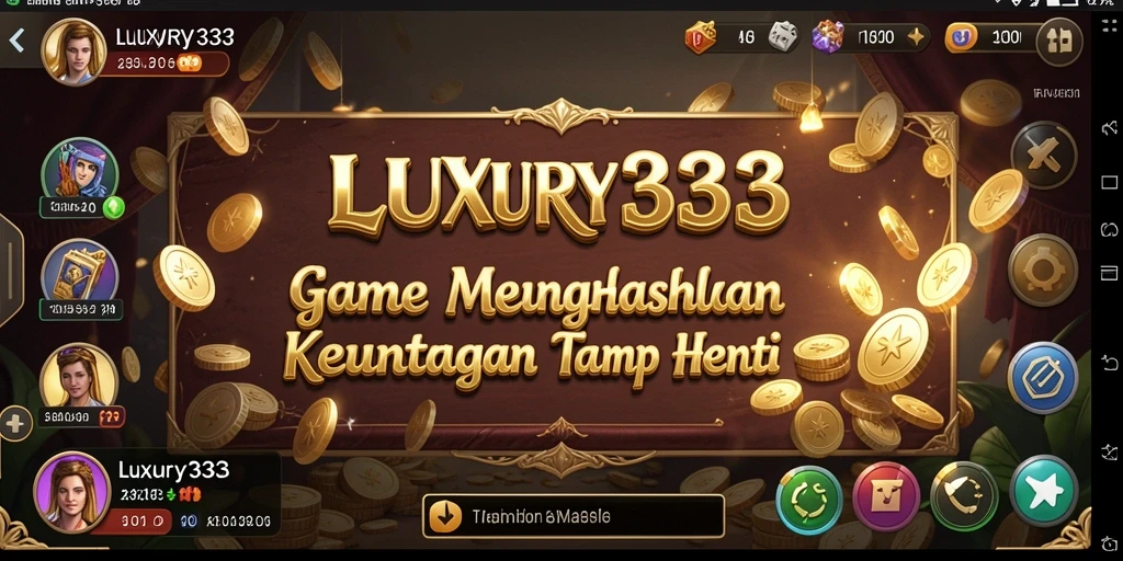 Tangkapan layar utama LUXURY333 menampilkan gameplay Idle yang menarik.