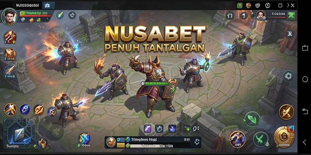 Screenshot gameplay NUSABET yang menarik dan penuh strategi.