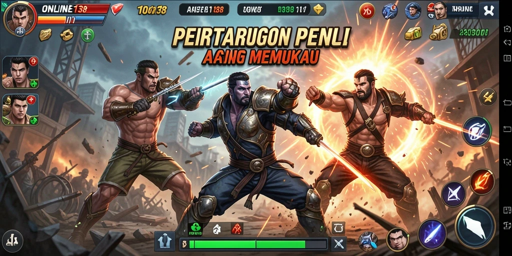 Gameplay penuh aksi yang intens dan mendebarkan.