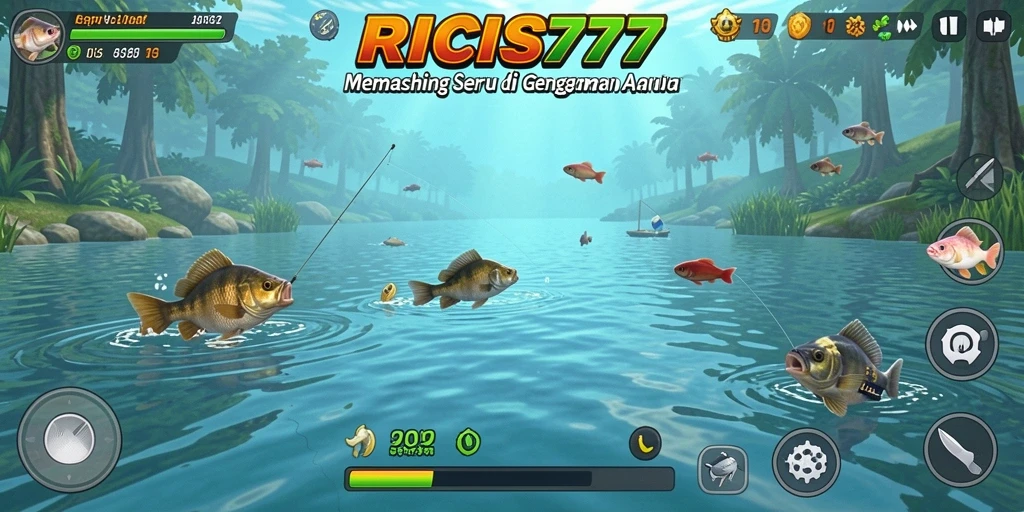 Tangkapan ikan yang menarik dalam RICIS77 di tengah laut.
