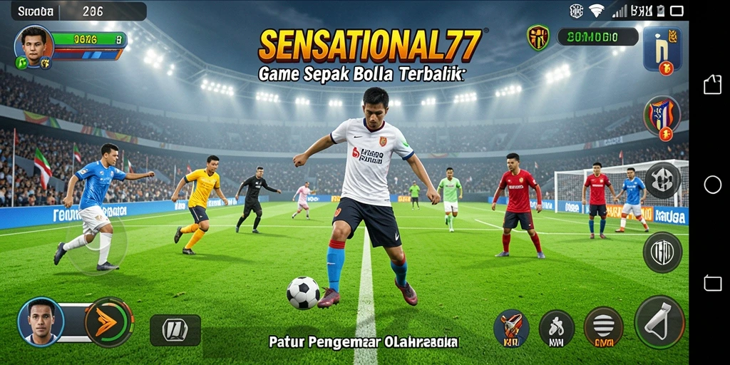 Tampilan gameplay SENSATIONAL77 yang realistis dan seru.