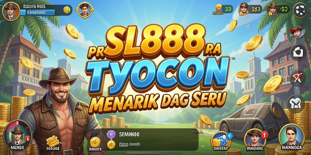 Tampilan gameplay menarik dalam SL888 yang menampilkan elemen Tycoon.