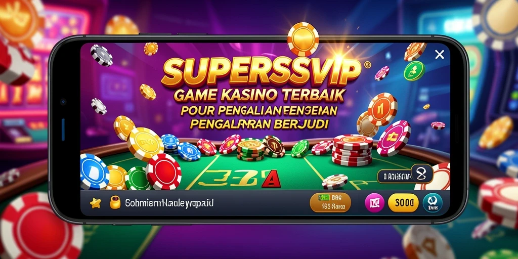 Screenshot gameplay SUPERSVIP yang menampilkan suasana Kasino yang seru.